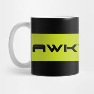 Awkward simple cyberpunk urban slang letters Mug